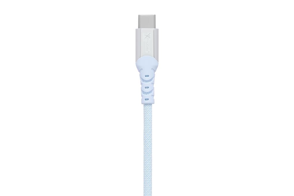 Cáp sạc nhanh và truyền dữ liệu Type-C - Type-C 100W 1m Xmobile DS1706C Màu Xanh Dương
