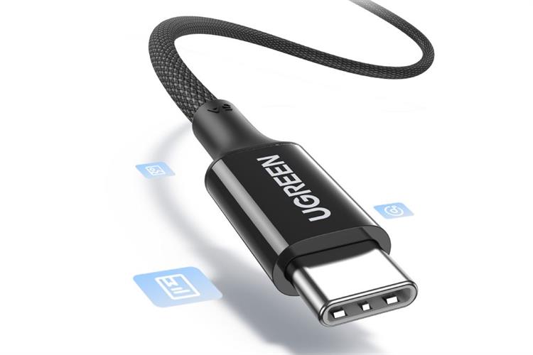 Cáp sạc nhanh và truyền dữ liệu Type-C - Type-C 100W 1m Ugreen L502 Màu Đen