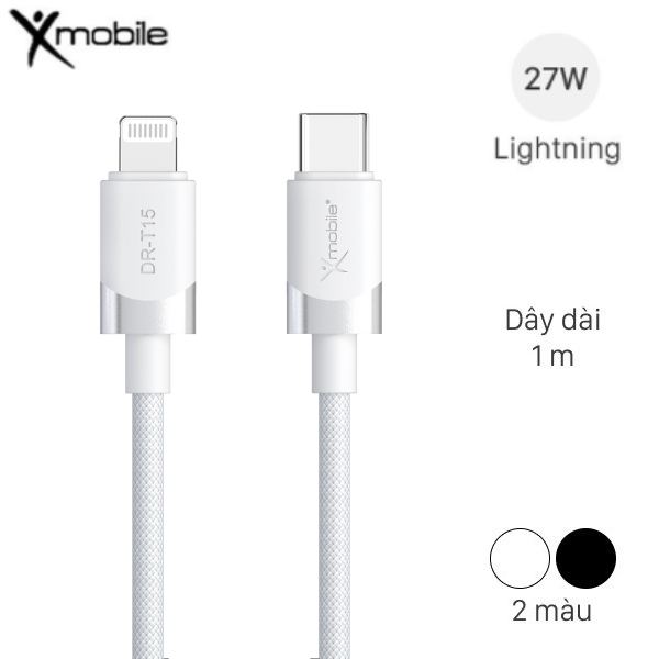 Cáp sạc nhanh 1m Xmobile DR-T15