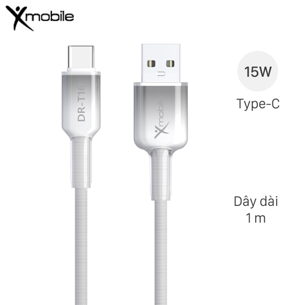 Cáp sạc 1m Xmobile DR-T16