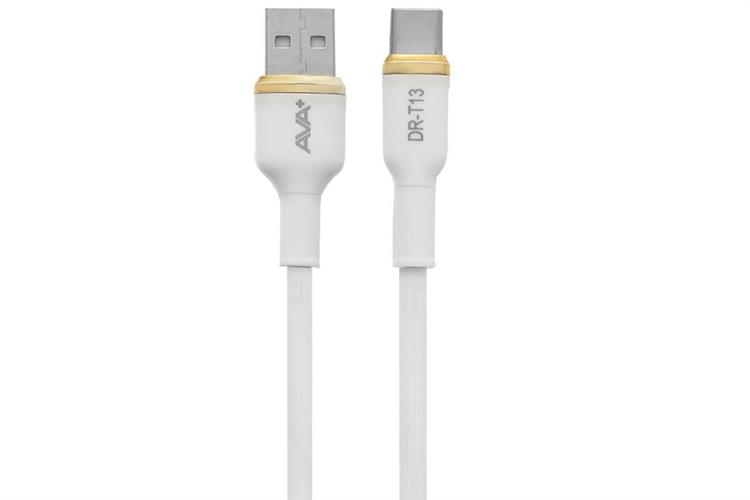 Cáp sạc USB-A - Type-C 15W 1m AVA+ DRT13 Màu Trắng