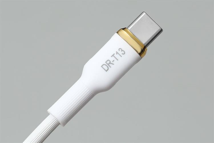 Cáp sạc USB-A - Type-C 15W 1m AVA+ DRT13 Màu Trắng