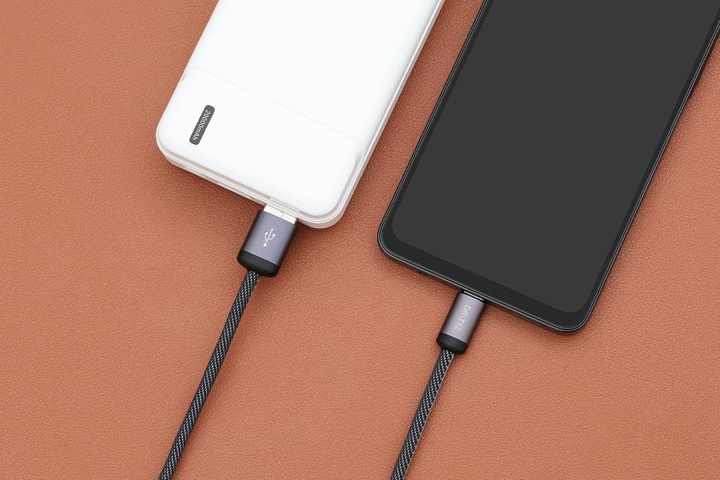 Cáp sạc USB-A - Type-C 15W 2m Xmobile DR-T12 Màu Đen