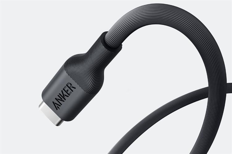 Cáp sạc nhanh Type-C - Lightning 30W 1.8m Anker 542 Bio A80B2 Màu Đen