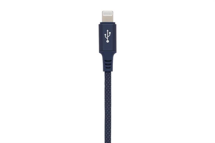 Cáp 3 đầu Lightning Type C Micro 1m Xmobile DR002 Xanh Navy Màu Xanh Navy