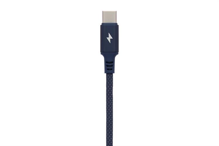 Cáp 3 đầu Lightning Type C Micro 1m Xmobile DR002 Xanh Navy Màu Xanh Navy