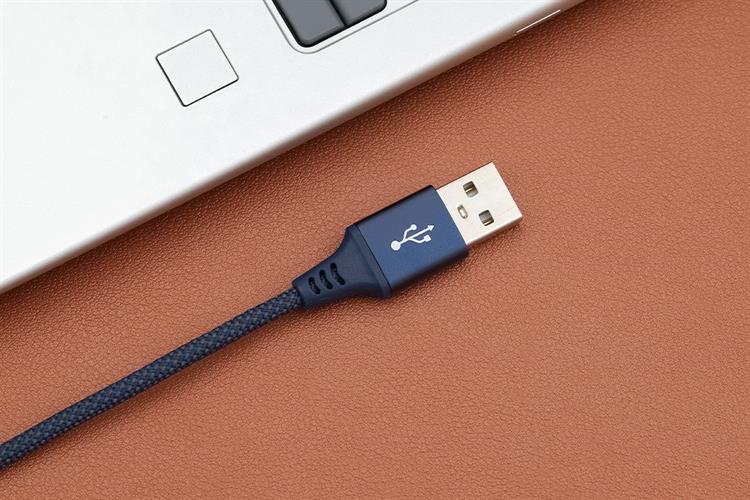 Cáp 3 đầu Lightning Type C Micro 1m Xmobile DR002 Xanh Navy Màu Xanh Navy