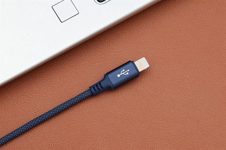 Cáp 3 đầu Lightning Type C Micro 1m Xmobile DR002 Xanh Navy Màu Xanh Navy