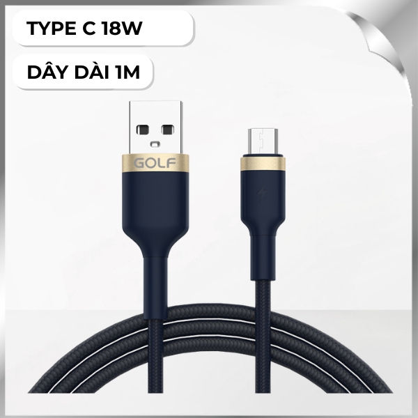 Cáp sạc nhanh và truyền dữ liệu 1m Golf GC-71T