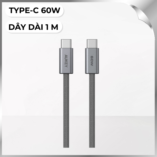 Cáp sạc nhanh 1m Aukey CB-DCC061