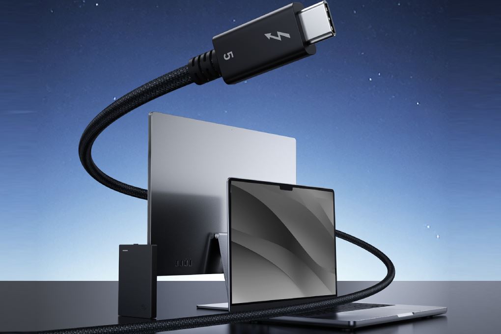 Cáp sạc nhanh Type C - Type C Thunderbolt 5 240W 80Gbps 0.5m Anker Prime A84N1 Màu Đen