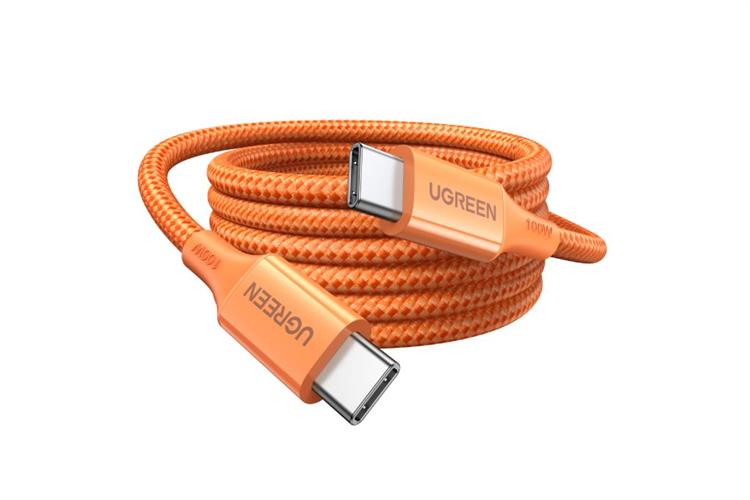 Cáp sạc nhanh Type-C - Type-C 100W 1m Ugreen L502 95493 Màu Cam