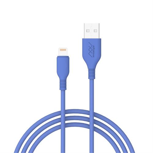 Cáp sạc nhanh và truyền dữ liệu USB-A - Lightning 10W 1.5m Innostyle J_IAL150_ tLBL Màu Xanh Dương