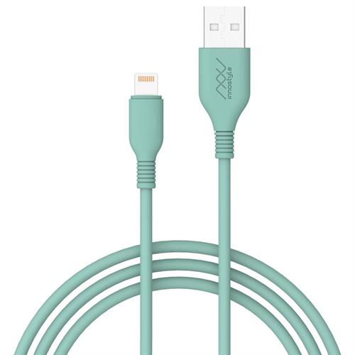 Cáp sạc nhanh và truyền dữ liệu USB-A - Lightning 10W 1.5m Innostyle J_IAL150tAQ Màu Xanh ngọc