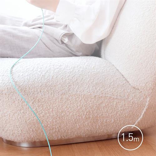 Cáp sạc nhanh và truyền dữ liệu USB-A - Lightning 10W 1.5m Innostyle J_IAL150tAQ Màu Xanh ngọc