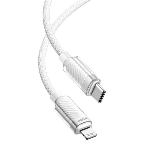 Cáp sạc nhanh và truyền dữ liệu Type-C - Lightning 27W 1.5m Innostyle SCL150WHT Màu Trắng