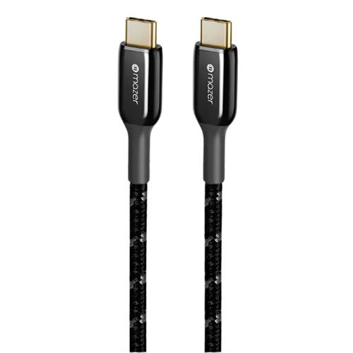 Cáp sạc nhanh và truyền dữ liệu Type-C - Type-C 100W 0.5m Mazer M-PL3PRO-C2C50-BK Màu Đen
