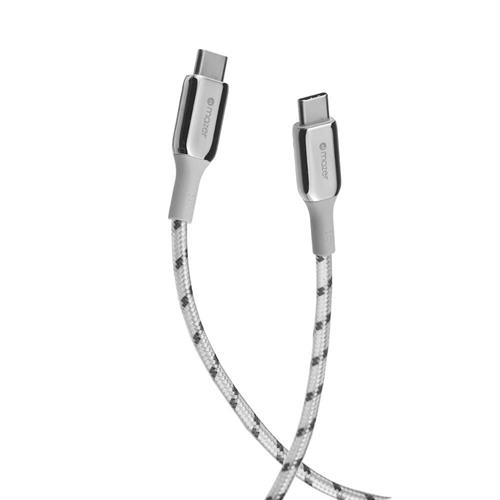 Cáp sạc nhanh và truyền dữ liệu Type-C - Type-C 240W 1.25m Mazer M-PL3Pro-240C125-WH Màu Trắng