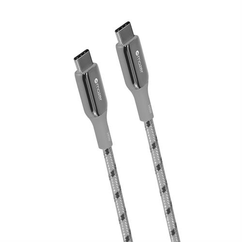 Cáp sạc nhanh và truyền dữ liệu Type-C - Type-C 240W 2.5m Mazer M-PL3Pro-240C250-WH