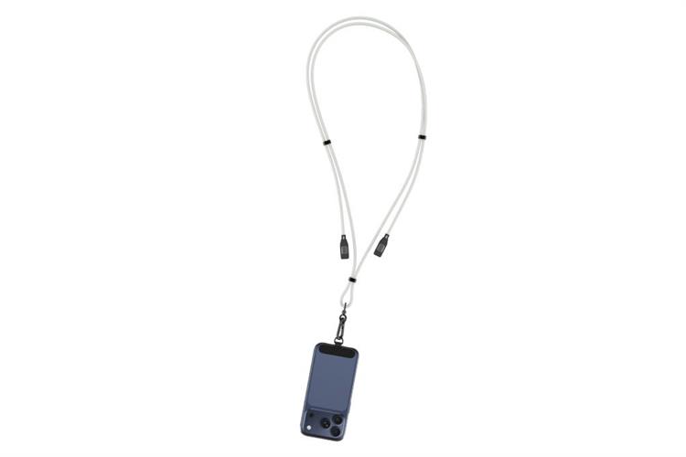 Cáp sạc nhanh đeo chéo Type C - Type C 1.5m Xmobile Lanyard DS1703 Màu Xám