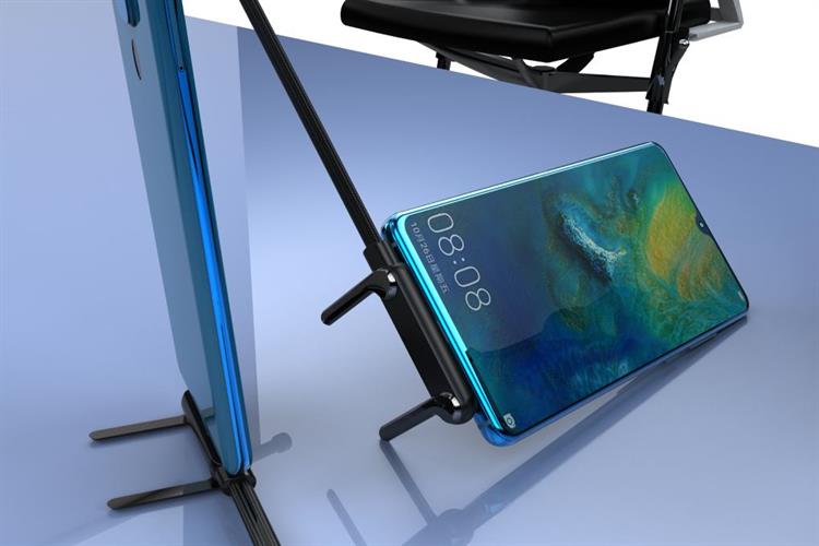 Cáp sạc nhanh giá đỡ điện thoại Type C - Type C 1.5m 240W Xmobile Foldable Stand LCB-SP01 Màu Đen