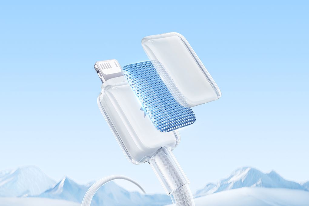 Cáp sạc USB A - Lightning 12W 1m Baseus Crystal CB000129 Màu Trắng