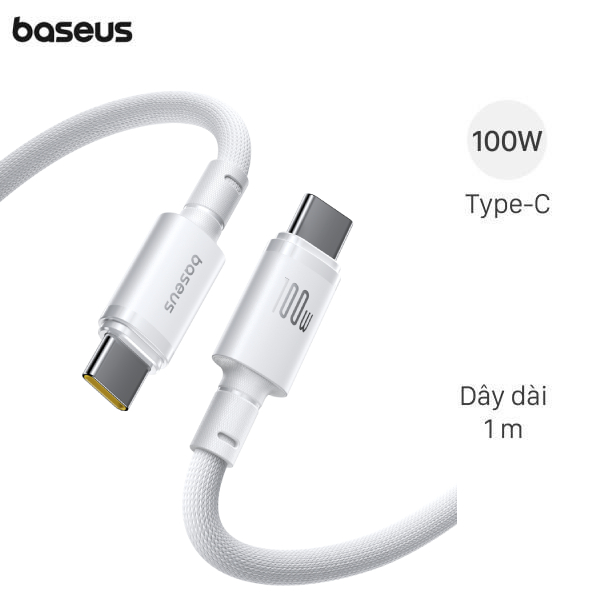 Cáp sạc nhanh 1m Baseus New Braided CB000217