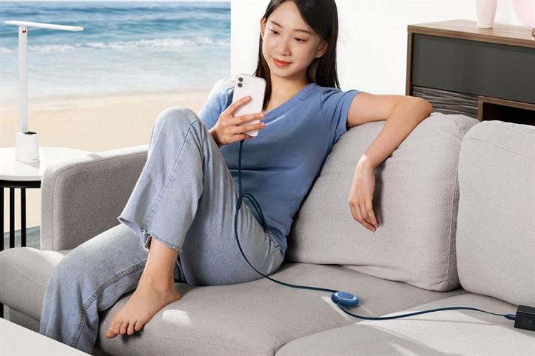 Cáp sạc nhanh dây rút 3 đầu Lightning - Type-C - Micro 100W 1.1m Baseus Bright Mirror 2 Series CB000008 Màu Đen