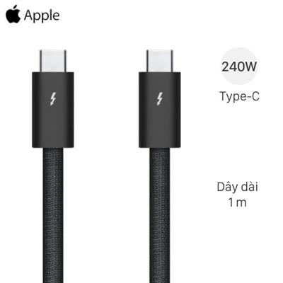 Cáp sạc nhanh và truyền dữ liệu Thunderbolt 5 Pro Type-C - Type-C 240W 1m MDW94