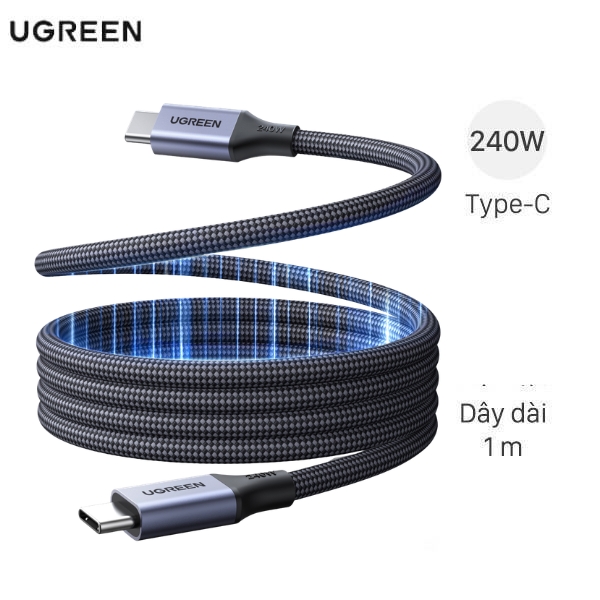 Cáp sạc nhanh 1m Ugreen Magnetic L537 85973