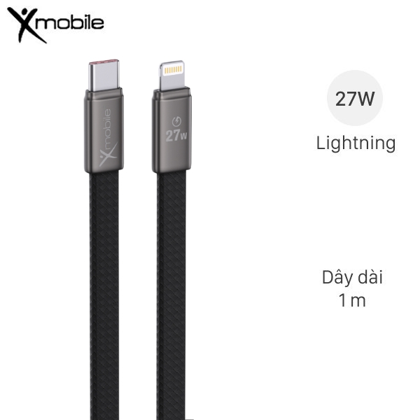 Cáp sạc nhanh 1m Xmobile Flat RH-1211