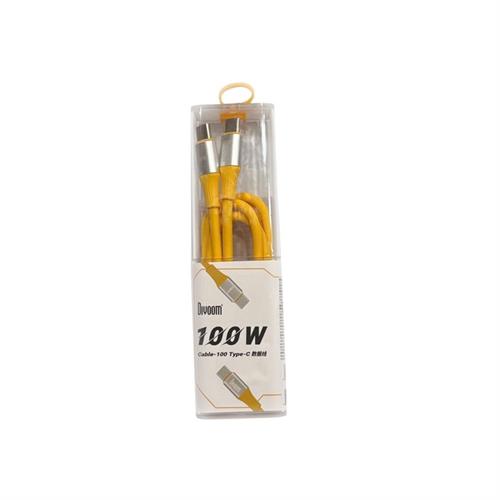 Cáp sạc nhanh và truyền dữ liệu Type C - Type C 1.2m Divoom 90100058248 Màu Vàng
