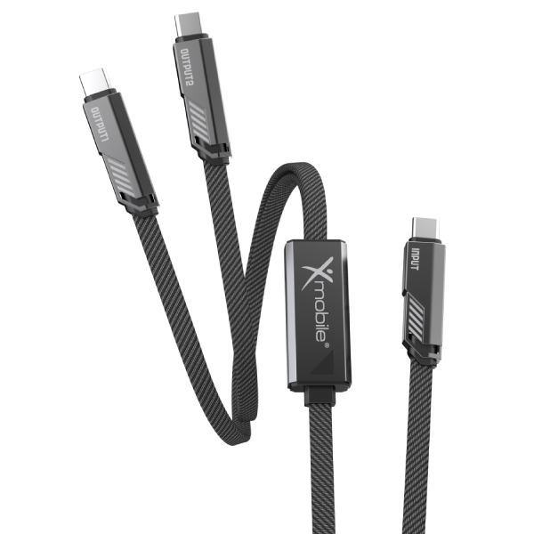 Cáp sạc nhanh và truyền dữ liệu 2 đầu Type C - Type C 100W 1.5m Xmobile DR-T19