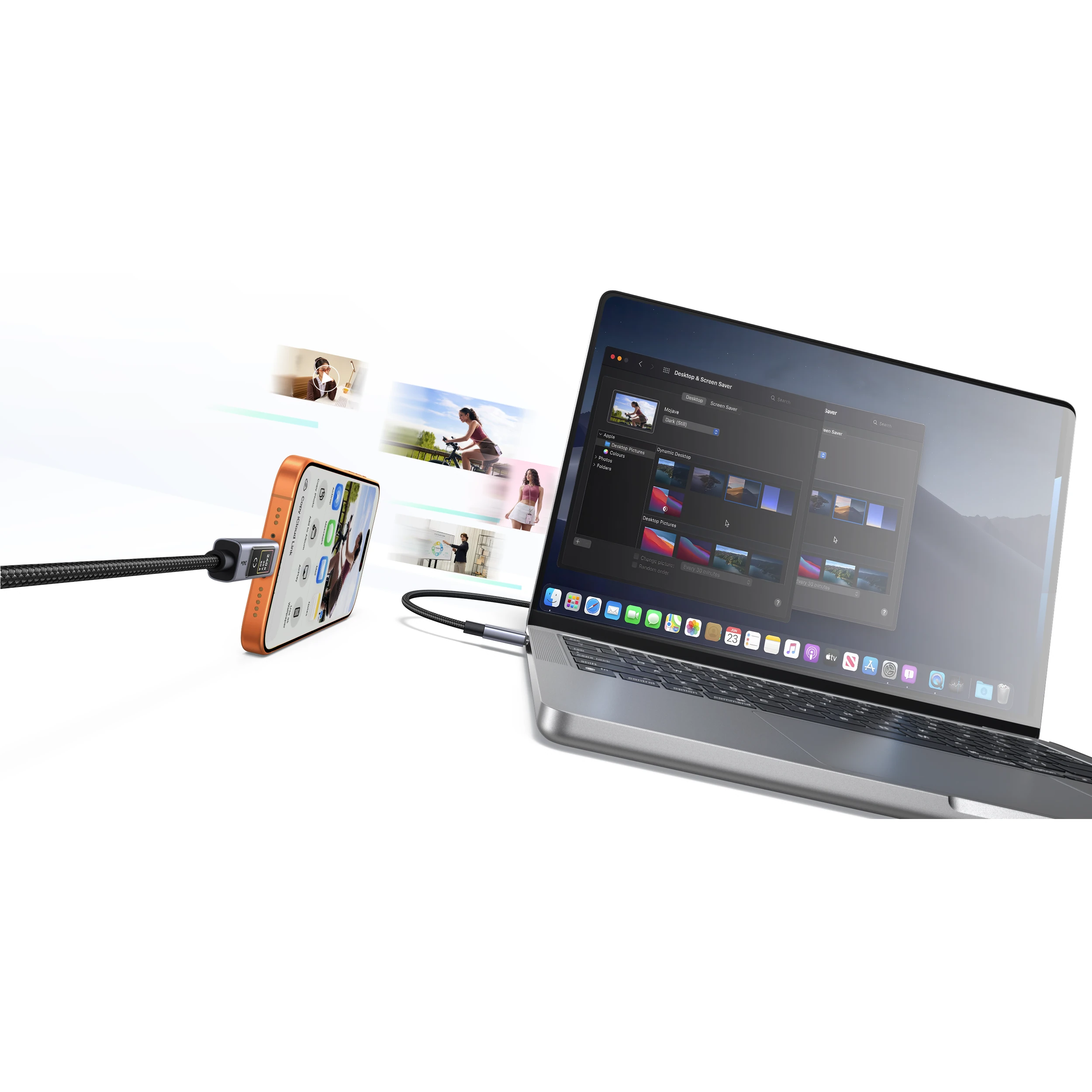 Cáp sạc nhanh Type C - Type C 1m 240W Screen Display Ugreen 35415 Màu Xám