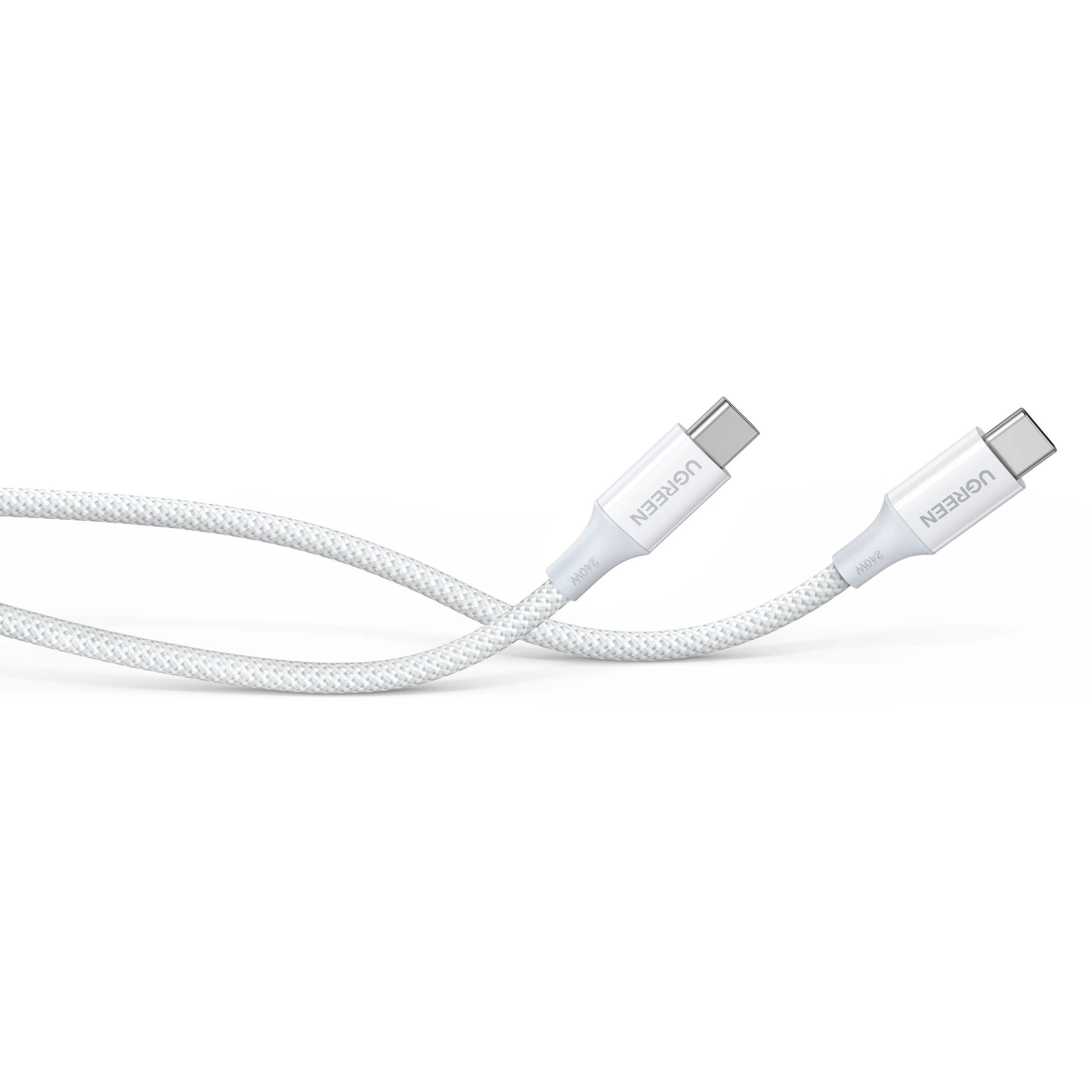 Cáp sạc nhanh Type C - Type C 2m 240W Ugreen L548 16071 Màu Trắng