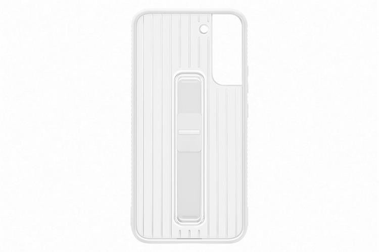 Ốp lưng Galaxy S22+ Nhựa cứng viền dẻo Protective Standing Samsung Chính hãng Màu Trắng