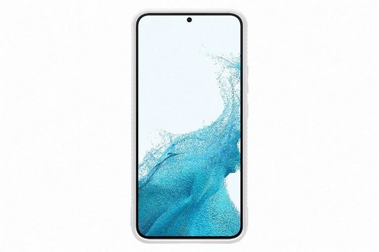 Ốp lưng Galaxy S22+ Nhựa cứng viền dẻo Protective Standing Samsung Chính hãng Màu Trắng