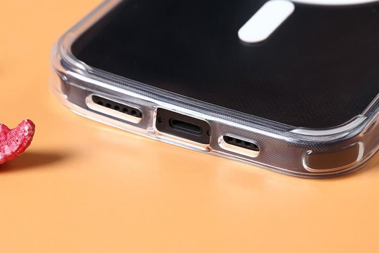 Ốp lưng MagSafe iPhone 14 Plus Nhựa cứng viền dẻo FREELANDER I JM Màu Trắng