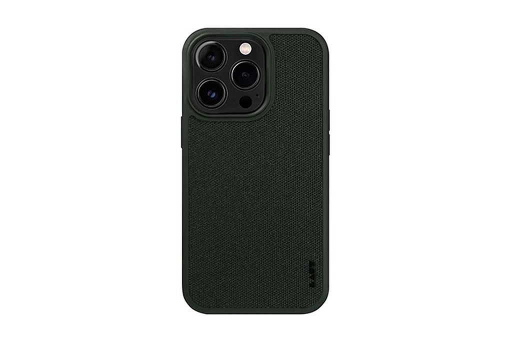 Ốp lưng iPhone 14 Pro Nhựa dẻo TPU vải Cordura Laut URBAN Màu Xanh Oliu