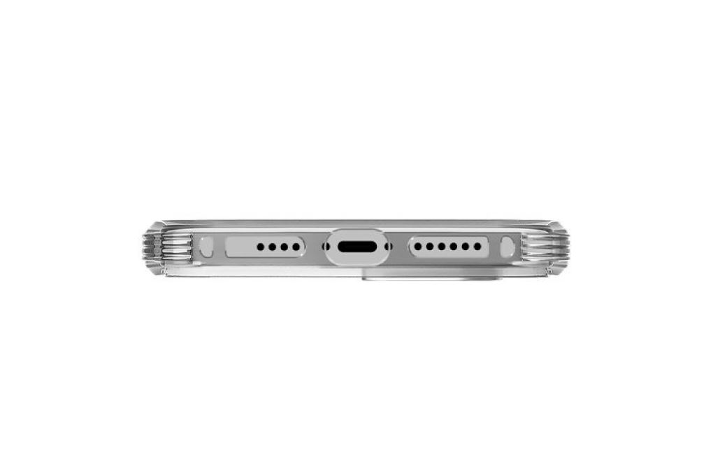 Ốp lưng iPhone 14 Nhựa cứng viền dẻo UNIQ HYBRID COMBAT Màu Trắng - Bạc
