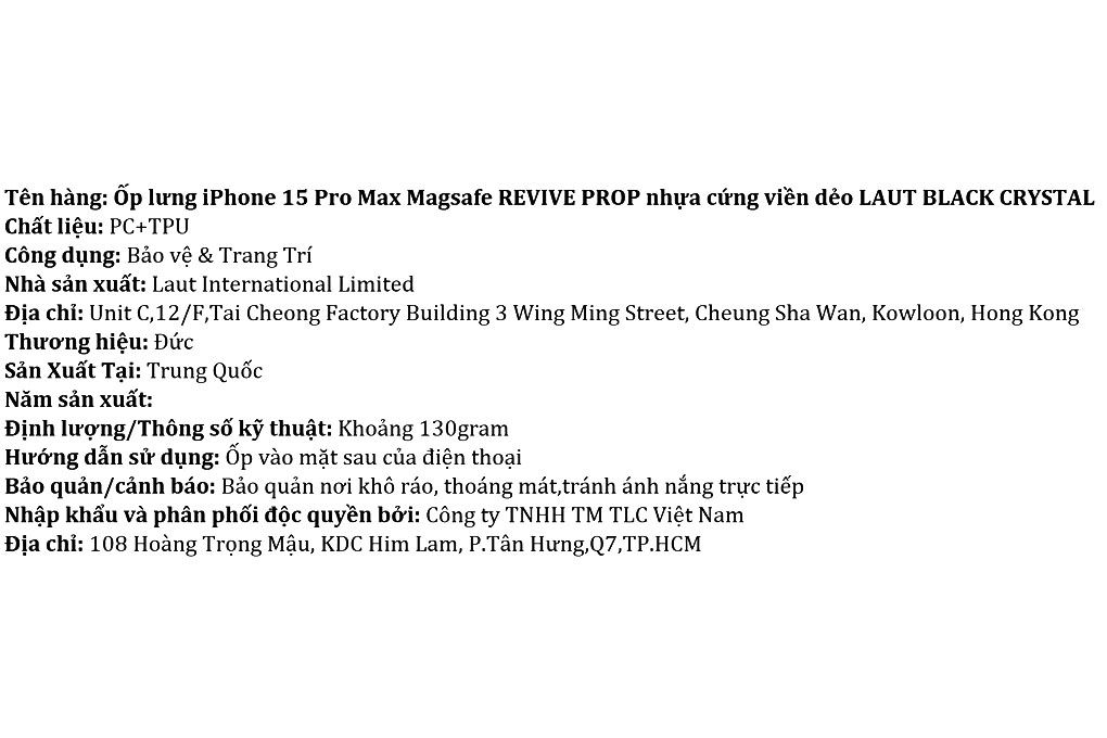 Ốp lưng Magsafe iPhone 15 Pro Max Nhựa cứng viền dẻo LAUT REVIVE PROP - 7