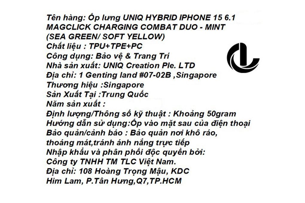 Ốp lưng Magsafe iPhone 15 Nhựa cứng viền dẻo UNIQ HYBRID MAGCLICK CHARGING COMBAT DUO - 6