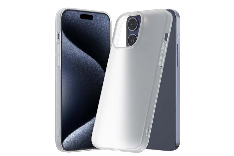 Ốp lưng iPhone 15 Pro Max Nhựa cứng PC Araree NUKIN Màu Trắng Tuyết