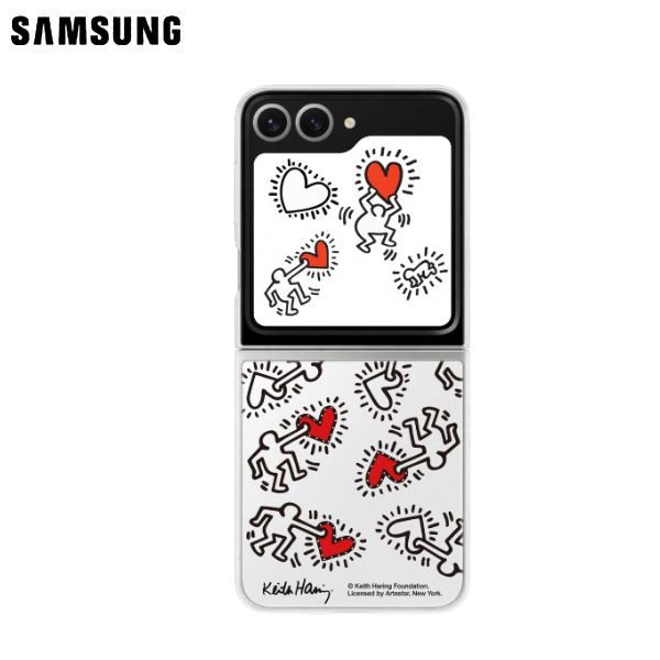 Ốp lưng Galaxy Z Flip7 FE/Flip6 Nhựa cứng Samsung Flipsuit Keith Haring