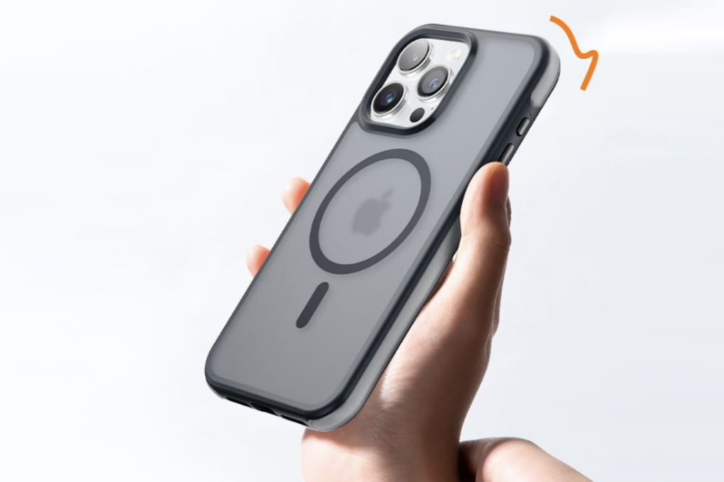 Ốp lưng MagSafe iPhone 16 Pro Max Nhựa cứng viền dẻo JK5316 Jincase Màu Đen