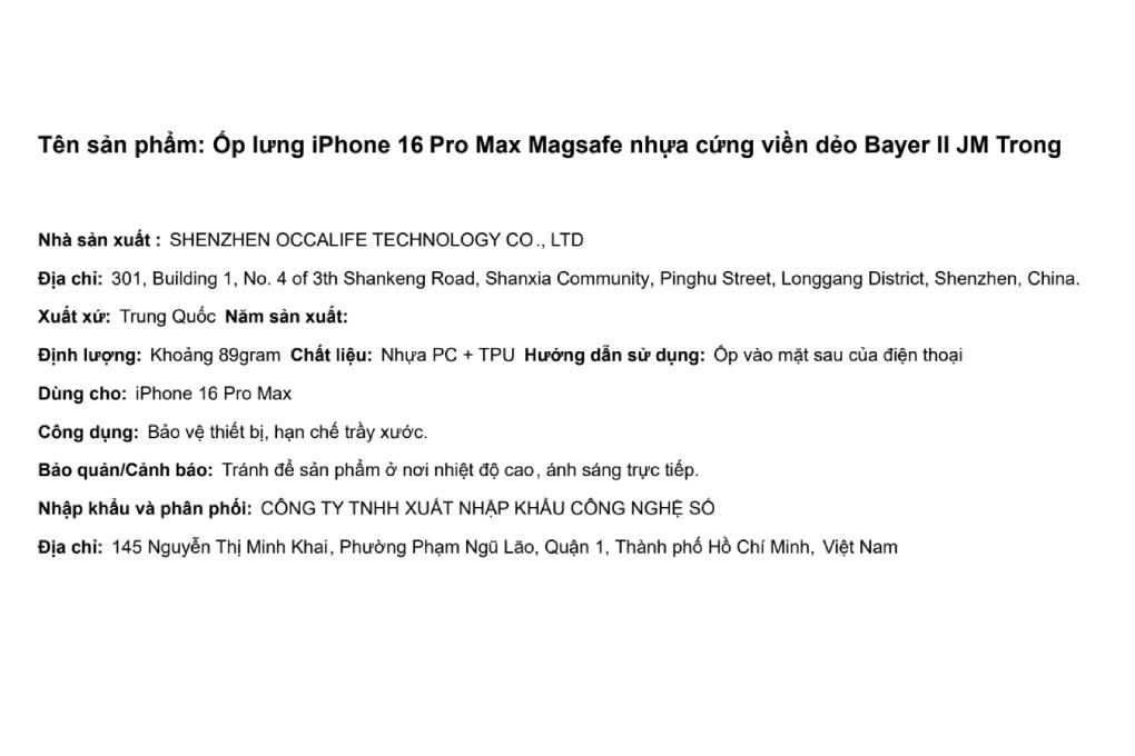Ốp lưng MagSafe iPhone 16 Pro Max nhựa cứng viền dẻo JM Bayer II - 4
