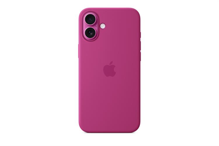 Ốp lưng MagSafe iPhone 16 Plus Sillicone Apple Màu Hồng đỗ