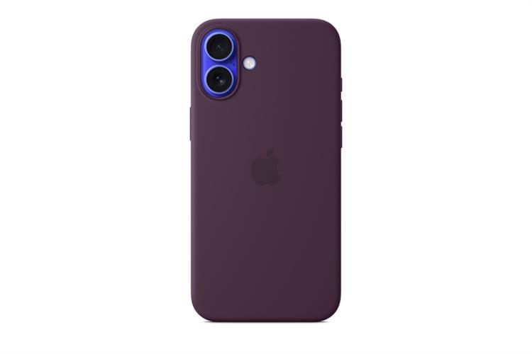 Ốp lưng MagSafe iPhone 16 Plus Sillicone Apple Màu Mận