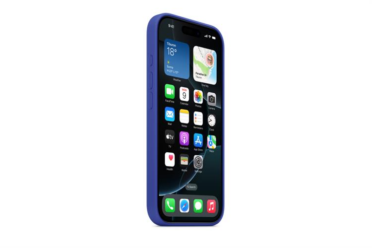 Ốp lưng MagSafe iPhone 16 Pro Sillicone Apple Màu Xanh Lưu Ly