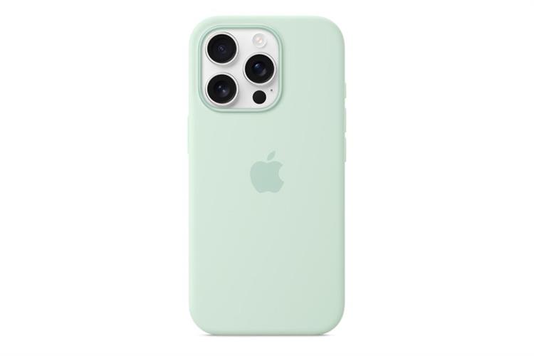 Ốp lưng MagSafe iPhone 16 Pro Sillicone Apple Màu Xanh ngọc